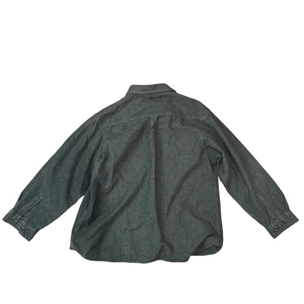 Field & Stream Heavy Cotton Button Front Shirt Gr… - image 3